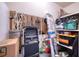 Practical storage room with shelving, pegboard, and ample space for organizing household items at 210 3Rd W St # 8308, Bradenton, FL 34205