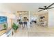 Cozy living room with breakfast bar, comfortable seating, and stylish decor at 237 Saxon Cir, Venice, FL 34293