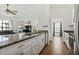 Open concept kitchen with granite countertops and easy access to living spaces at 4214 38Th W St, Bradenton, FL 34205