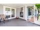 Enclosed porch with sliding glass door and access to the backyard at 4214 38Th W St, Bradenton, FL 34205