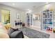 Spacious playroom with lots of storage and a comfortable sofa at 6216 Donnington Ct, Sarasota, FL 34238