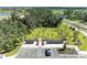 View of the community dog park with benches, shady spots and parking for easy access at 7160 Amelia River Dr, Parrish, FL 34219