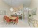 Chandelier in the dining room at 9580 High Gate Dr # 1822, Sarasota, FL 34238