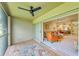 View of the inside looking from the screened in lanai at 9580 High Gate Dr # 1822, Sarasota, FL 34238