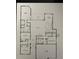 Detailed floor plan showcasing the layout of the home, including bedrooms, bathrooms, and living spaces at 12398 Keyridge Loop, Largo, FL 33778