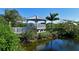 Inviting gazebo with waterfront views, perfect for relaxing and enjoying the natural surroundings at 1319 Perico Point Cir, Bradenton, FL 34209