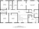 Detailed floor plan showcases the layout of the home, including the primary bedroom and additional bedrooms at 15815 Tradewind Ter, Bradenton, FL 34211