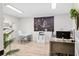 Modern home office features clean lines, bright lighting, and contemporary decor at 15815 Tradewind Ter, Bradenton, FL 34211