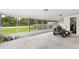 Enclosed garage with an open view of the yard at 17211 Drayton Ln, Port Charlotte, FL 33948