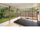 Enclosed patio with granite counter, great for entertaining at 17211 Drayton Ln, Port Charlotte, FL 33948