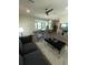 Inviting living room with modern furniture, ample natural light, and an open floor plan at 2110 Michele Dr, Sarasota, FL 34231