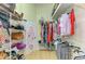 Walk-in closet with wire shelving for ample storage at 23136 Langdon Ave, Port Charlotte, FL 33954
