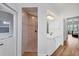 Bathroom features a walk-in shower, dual sink vanity, and plenty of storage space for a spa-like experience at 2518 Dick Wilson Dr, Sarasota, FL 34240