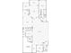 Detailed floor plan showcasing the layout of the home, including living spaces, bedrooms, and a covered patio/pool area at 2518 Dick Wilson Dr, Sarasota, FL 34240