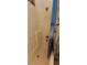 Bathroom with a walk-in shower featuring seashell-themed shower curtain at 3333 26Th E Ave # 1023, Bradenton, FL 34208