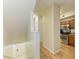 The kitchen showcases stainless steel appliances with an open view into the living area at 5001 Baraldi Cir # 22-202, Sarasota, FL 34235