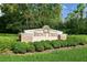 The 'Bent Tree' community sign surrounded by well manicured landscaping at 5012 Cherry Laurel Way, Sarasota, FL 34241