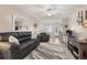 Bright and inviting living room featuring comfortable seating and stylish decor at 5891 Welcome Rd # I6, Bradenton, FL 34207