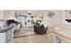 An open-concept living and dining area with views to the outside at 5891 Welcome Rd # I6, Bradenton, FL 34207