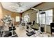 This gym features an array of exercise equipment and a mirror for a total body workout at 1030 Villagio Cir # 103, Sarasota, FL 34237