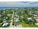 Panoramic aerial view of the neighborhood close to ocean at 12107 45Th W Ave, Cortez, FL 34215