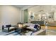 Outdoor patio featuring a fire pit with views of the living room at 1530 Pine Bay Dr, Sarasota, FL 34231