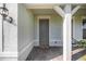 Charming front door and porch entrance at 16418 Slate Pl, Lakewood Ranch, FL 34211
