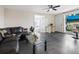 Cozy living room with a view and modern furnishings at 2416 Emory Ave, Bradenton, FL 34207