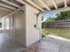 Covered outdoor area with an outdoor shower at 2416 Emory Ave, Bradenton, FL 34207