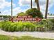 Sign for Bayshore Gardens Park and Recreation, surrounded by lush greenery at 2416 Emory Ave, Bradenton, FL 34207
