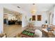 Open-concept layout seamlessly connecting the living room with the kitchen and dining area at 3011 Bougainvillea St, Sarasota, FL 34239