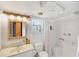 Clean bathroom featuring a vanity, toilet, and shower, designed for functionality and comfort at 3511 39Th E St, Palmetto, FL 34221