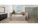Luxurious bathroom with a soaking tub, a walk-in shower, and a vanity with a dark countertop at 408 166Th E St, Bradenton, FL 34212