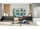 Living room showcasing entertainment center with modern cabinets and decorative accents at 408 166Th E St, Bradenton, FL 34212