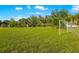 Lush green soccer field with goal nets, providing a recreational space for residents at 408 166Th E St, Bradenton, FL 34212