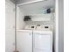 Laundry closet featuring a newer model LG washer and dryer set at 4148 Lobelia St, North Port, FL 34286