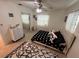 Modern bedroom featuring stylish bed set, carpet and natural lighting at 4337 15Th N Ave, St Petersburg, FL 33713