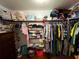 Walk-in closet with lots of storage space for clothes and other personal items at 4337 15Th N Ave, St Petersburg, FL 33713