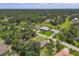 Neighborhood aerial view featuring lush greenery, mature trees, and well-maintained homes at 4357 Mermell Cir, North Port, FL 34291