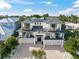 Luxury modern home with grand driveway and three car garage at 455 Cleveland Dr, Sarasota, FL 34236
