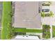 Aerial shot of the roof and well-manicured grounds of a home at 6454 Baytown Dr, Sarasota, FL 34240