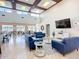 Clubhouse interior featuring comfortable seating and a large television at 6604 7Th Avenue W Cir, Bradenton, FL 34209