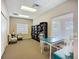 Cozy library with bookshelves and comfortable seating at 6604 7Th Avenue W Cir, Bradenton, FL 34209