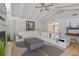 Bright living room featuring vaulted ceilings and comfortable seating at 1201 Big Oak Ln, Sarasota, FL 34242