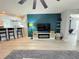 Inviting living room with open layout and view of the kitchen, perfect for entertaining at 2122 Pleasure Run Dr, Ruskin, FL 33570
