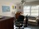 Office with desk, office chair, and bright window at 2617 Riverbluff Pkwy # V151, Sarasota, FL 34231