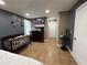 A bedroom features a crib, natural light and neutral tones at 2804 11Th Street E Ct, Bradenton, FL 34208