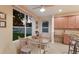 Charming breakfast nook with backyard views, perfect for casual dining at 4410 67Th Avenue E Cir, Sarasota, FL 34243
