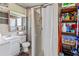 Functional bathroom in the utility area, equipped with a shower, sink, and toilet at 508 50Th Avenue W Plz, Bradenton, FL 34207