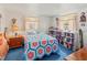 Cozy bedroom with carpet, filled with personal touches and decor at 508 50Th Avenue W Plz, Bradenton, FL 34207